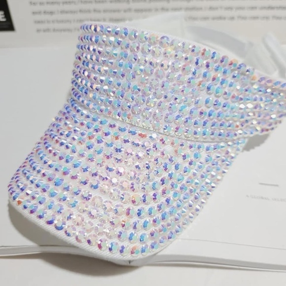 Rhinestone Visor - Picture 1 of 7